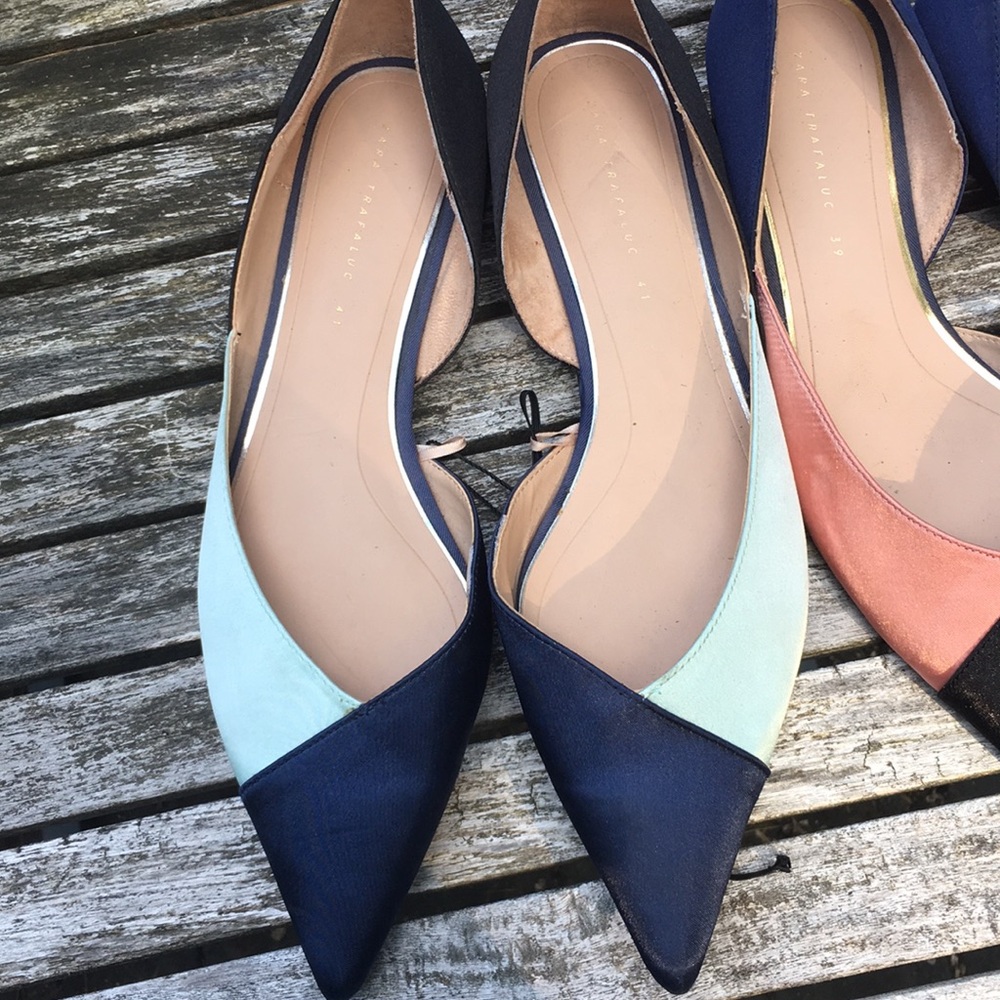 Two pairs of Zara shoes sizes 10 and 8 - Picture 2 of 9